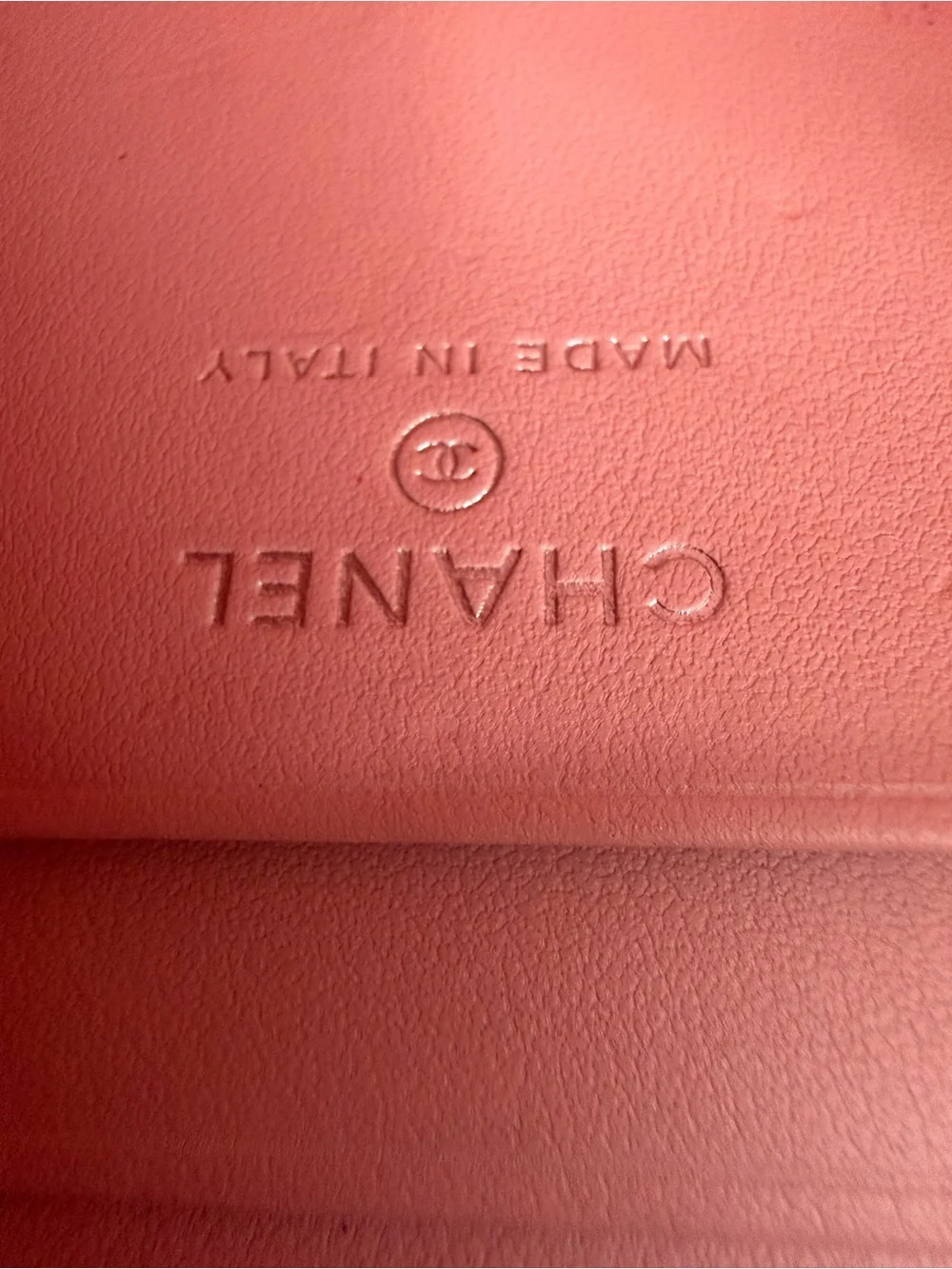 Chanel Pink Caviar Leather Striped La Pausa Camera Bag Case Crossbody Black Card
